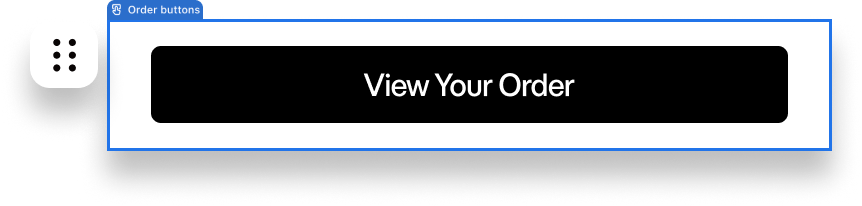 Custom order email section with call to action